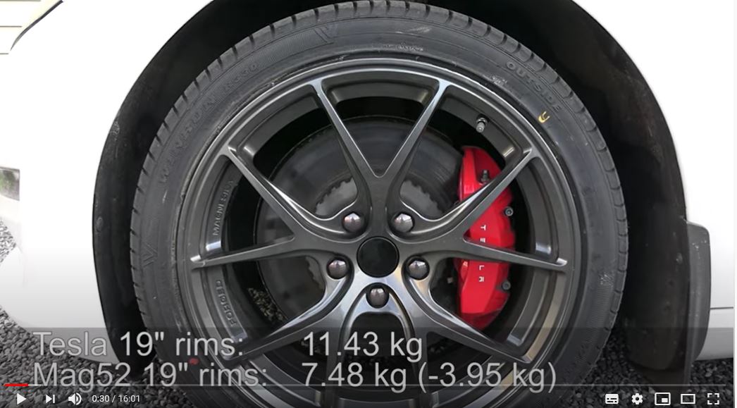 TeslaBjørn make some opinoins about ZAX Magnesium wheels.